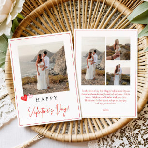 Tarjeta de Foto del Día de San Valentín, Corazones