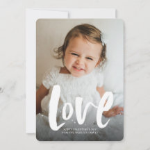 Tarjeta de foto del El día de San Valentín de amor