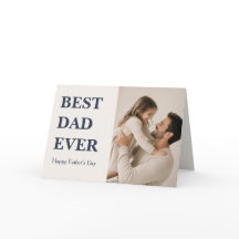 Tarjeta de Foto del Mejor Papá Moderno