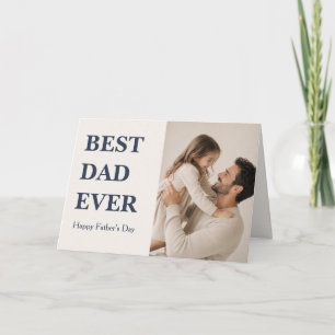 Tarjeta de Foto del Mejor Papá Moderno