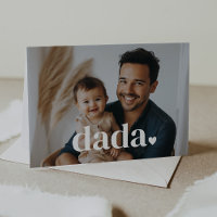 Tarjeta de foto del primer Día del Padre - Dada He