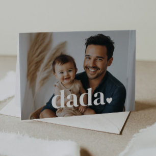 Tarjeta de foto del primer Día del Padre - Dada He