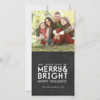 TARJETA DE FOTO FESTIVA FESTIVA FELIZ Y LUMINOSA E