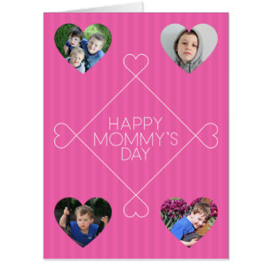 Tarjeta de foto gigante del Día de la Madre