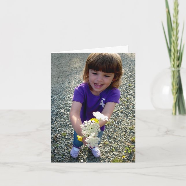 Tarjeta de Foto ¡Gracias un Montón! (Anverso)