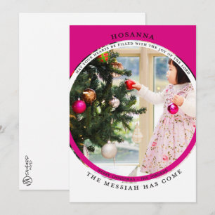 Tarjeta de Foto Hosanna
