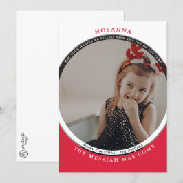 Tarjeta de Foto Hosanna