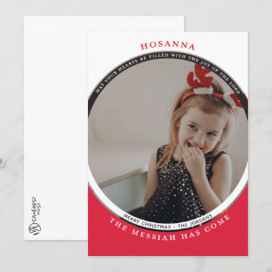 Tarjeta de Foto Hosanna