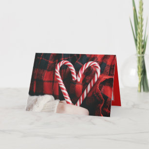 TARJETA DE FOTO NAVIDEÑA Caramelos de Navidad