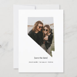 Tarjeta de Foto Nevada Save the Date