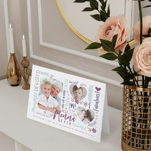 Tarjeta de Foto para la Mejor Nonna del Mundo para
