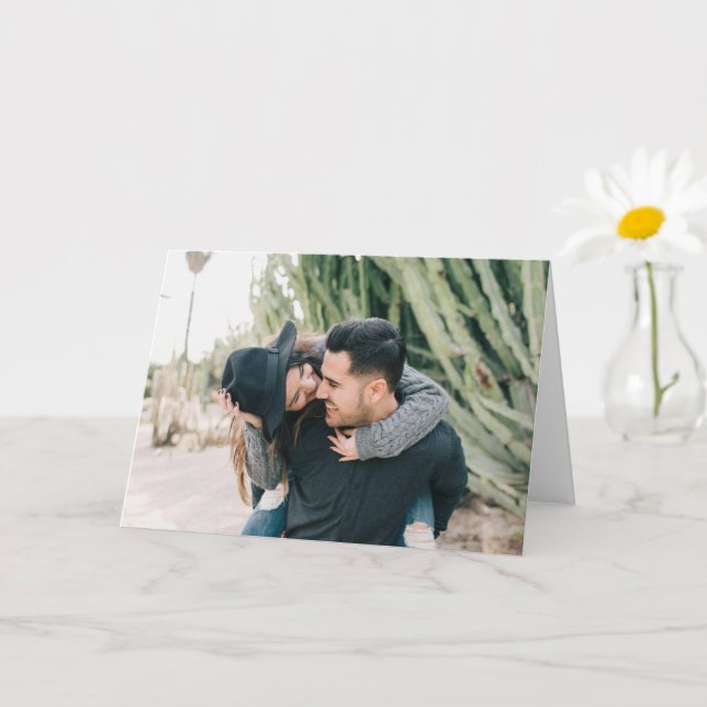 Tarjeta de Foto Personalizada (Planta pequeña)