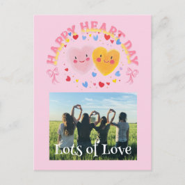 Tarjeta de foto personalizada del Día de Galentine