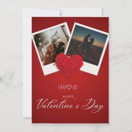 Tarjeta de Foto Personalizada del Día de San Valen