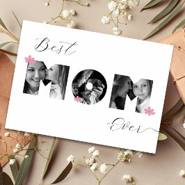 Tarjeta de Foto Personalizada Día de la Madre Mejo