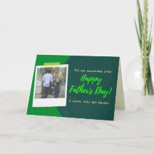Tarjeta de foto personalizada Feliz Día del Padre