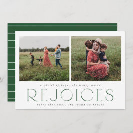 Tarjeta de foto religiosa mínima de Navidad en pin