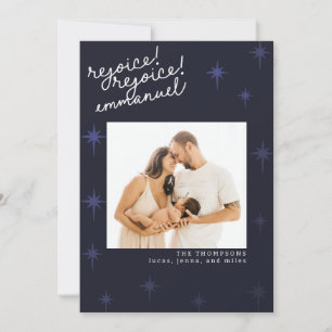 Tarjeta de foto religiosa moderna de North Star