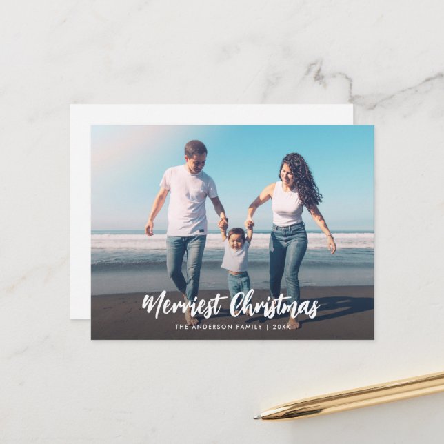 tarjeta de foto superpuesta con guión de broche de (Anverso/Reverso In Situ)