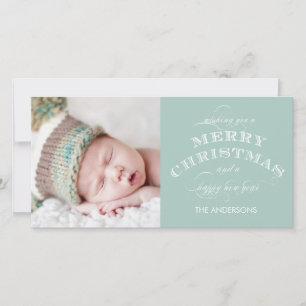 TARJETA DE FOTOGRAFÍA DE FESTIVIDAD DE LOS navidad