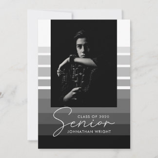 Tarjeta de fotografía de grado para adultos mayore
