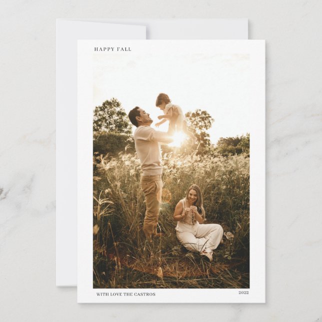 TARJETA DE FOTOGRAFÍA DE VACACIONES (Anverso)