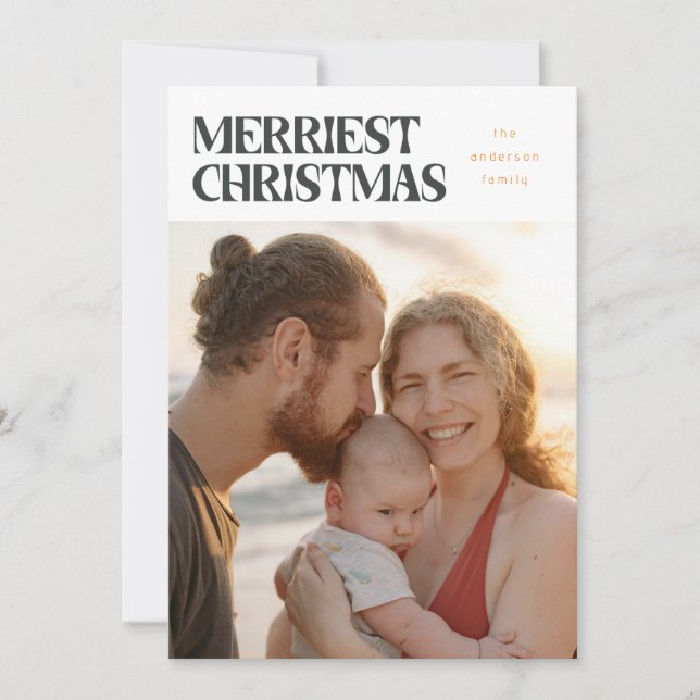 TARJETA DE FOTOGRAFÍA MODERNA DE TIPO DIVERSIÓN (Anverso)