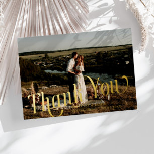 Tarjeta de fotos Boda Classic Swirly