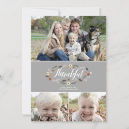 Tarjeta de fotos de Acción de Gracias