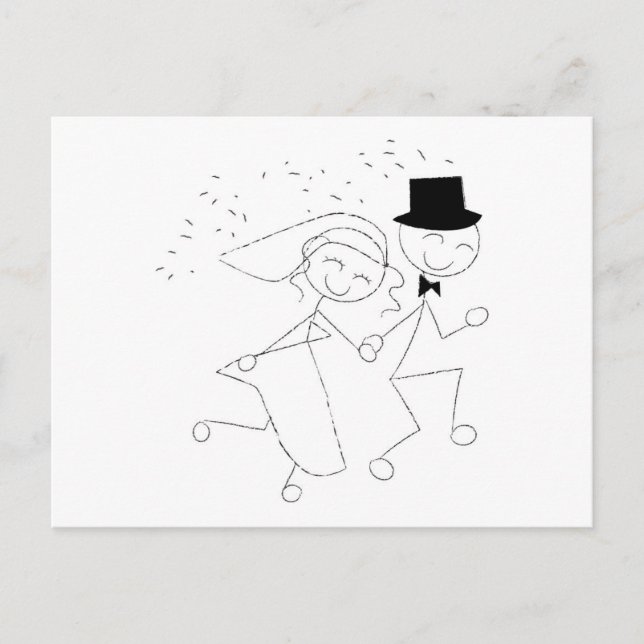 Tarjeta de Fotos de Bodas para Guardar la Fecha (Anverso)