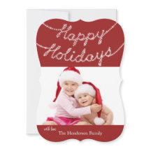 Tarjeta de fotos de Felices Fiestas
