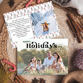 Tarjeta de fotos de Felices Fiestas