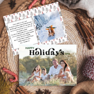Tarjeta de fotos de Felices Fiestas