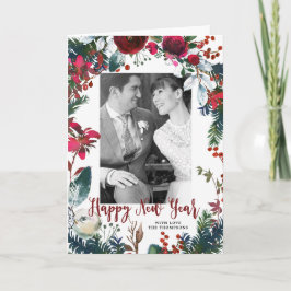 tarjeta de fotos de feliz año nuevo