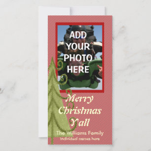 Tarjeta de fotos de Feliz Navidad Y Todos