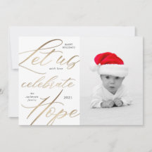 tarjeta de fotos de la escritura de oro de la espe