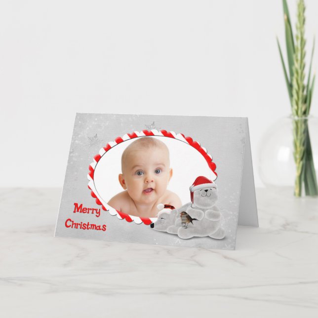 Tarjeta de fotos de navidad (Anverso)