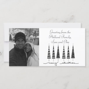 tarjeta de fotos de navidad