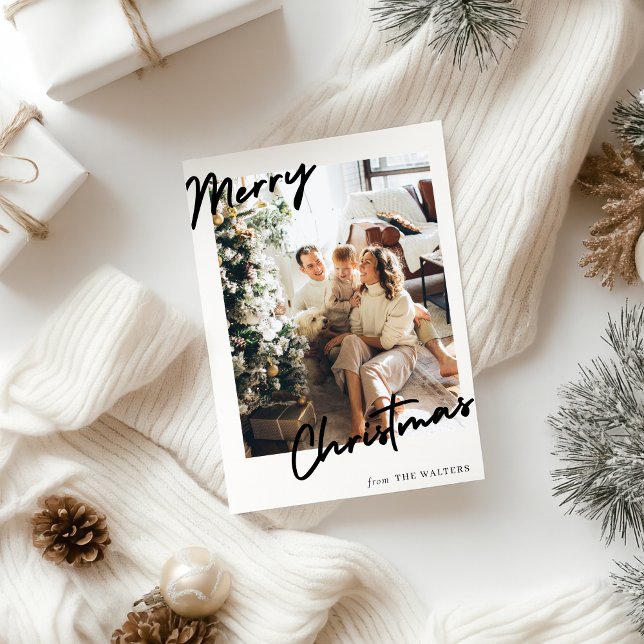 Tarjeta de fotos de navidad para el Personalizable (Subido por el creador)