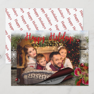 Tarjeta de fotos del Country Bulletin Board Happy