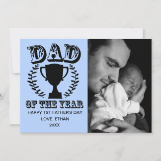 Tarjeta de fotos del Día del Padre Feliz