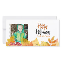 Tarjeta de fotos Feliz Halloween