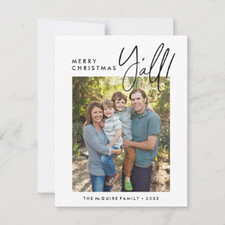 Tarjeta de fotos navideña navideña