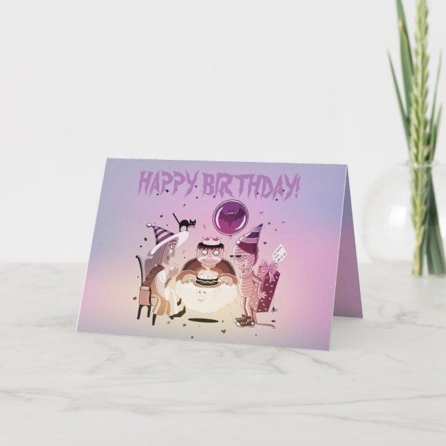 Tarjeta de Frankie del feliz cumpleaños (Anverso)