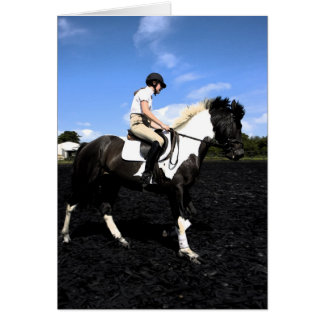 tarjeta de fresco de stallion