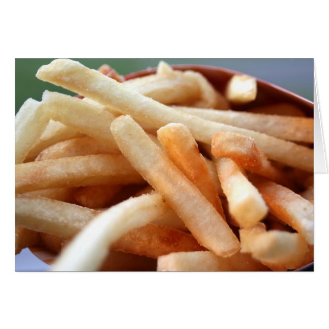 Tarjeta de Fries Francesa (Anverso (Horizontal))