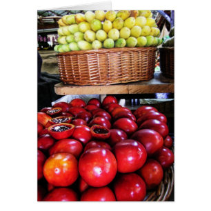 Tarjeta de frutas de pasión