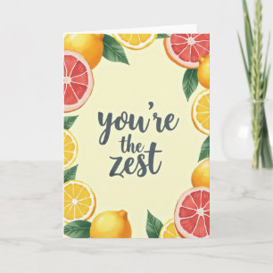 Tarjeta de frutas del Día de la Madre con mucho sa