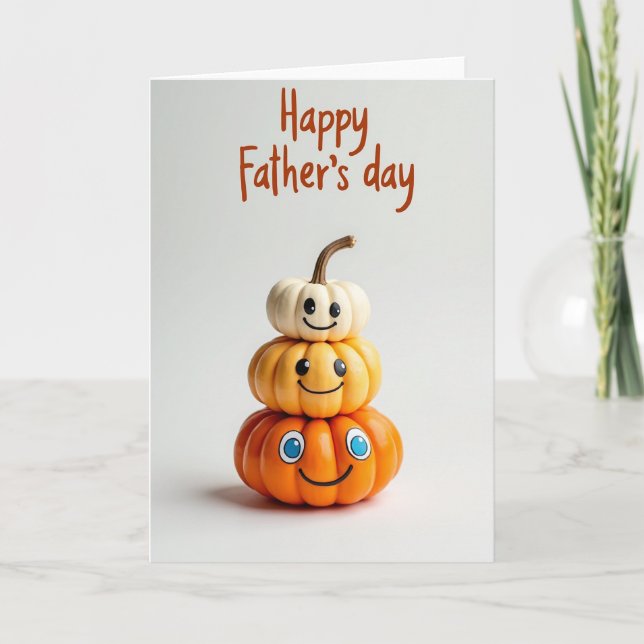 Tarjeta de frutas dulce día del padre (Anverso)