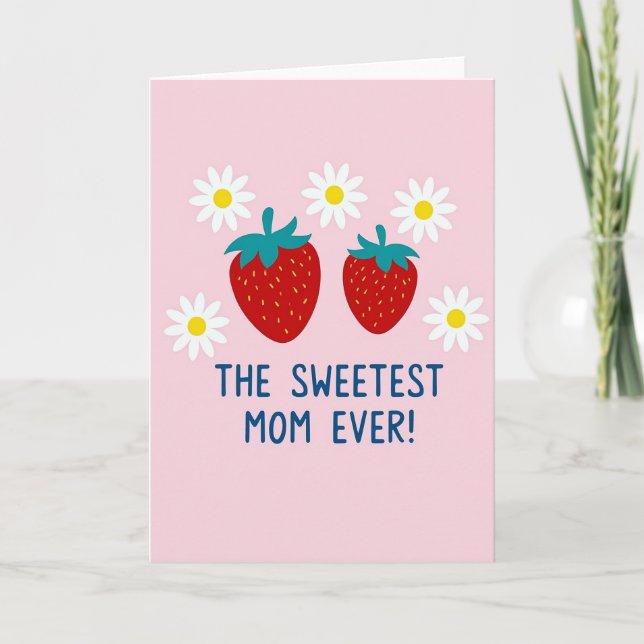 Tarjeta de Frutas para la Mamá Más Dulce (Anverso)
